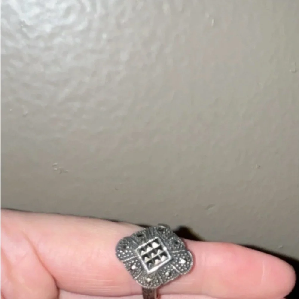 Antique Sterling Silver Ring Statement Jewelry Accessory